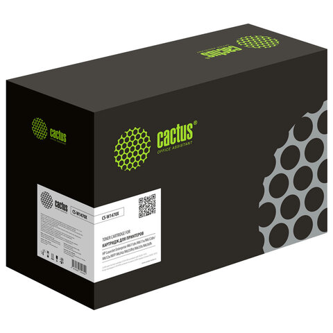Картридж лазерный CACTUS (CS-W1470X) для HP LJ M611dn/M612dn/M634dn/M635fht/h/M636fh, ресурс 25200 стр. - фото 1