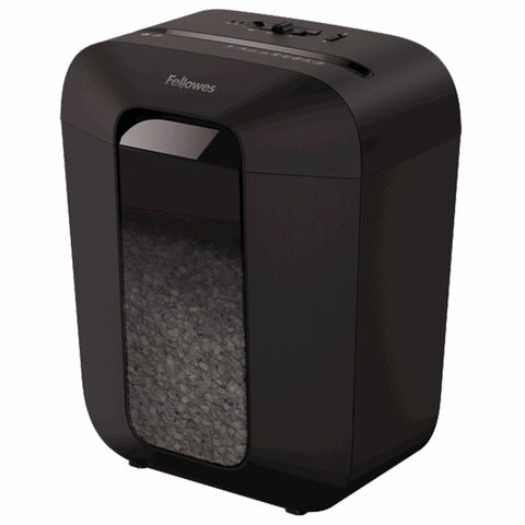 Уничтожитель (шредер) FELLOWES POWERSHRED LX50, 4 уровень секретности, фрагменты 4х37 мм, 9 л., 17 л, FS-44060 - фото 1