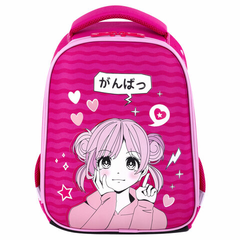 Ранец BRAUBERG KIDS START, 1 отделение, 2 кармана, "Anime style", 35х26х13 см, 272094 - фото 2