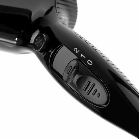 Фен для волос настенный BRAYER BR3021BK, 2000 Вт, пластик, 2 скорости, 2 температурных режима, черный - фото 3