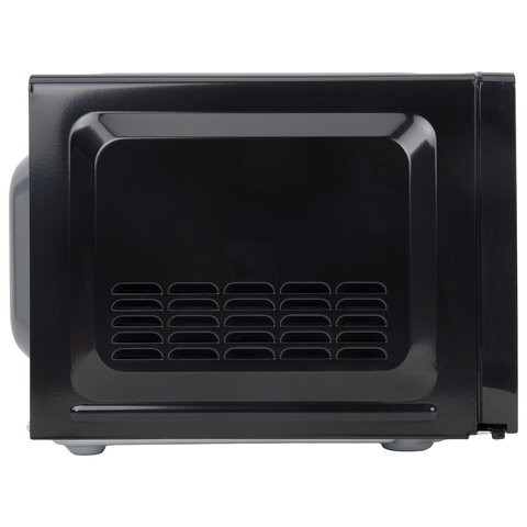 Микроволновая печь SONNEN MW2070BLCR-6MB, 20 л, 700 Вт, таймер, механическое управление, ручка, черная/хром, 454982 - фото 2