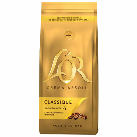 Кофе в зернах L’OR "Crema Absolu Classique" 1 кг, 8051298 - фото 1