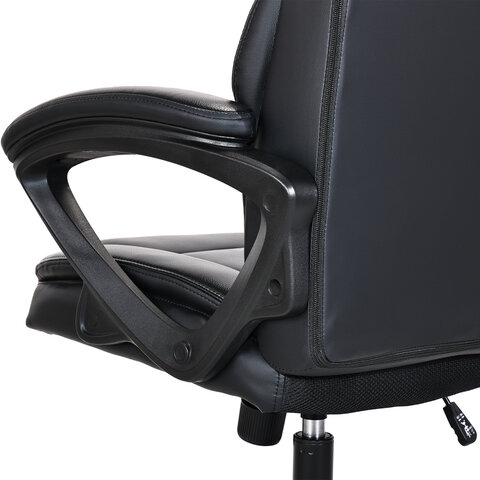 Кресло BRABIX PREMIUM "Oslo EX-549", рециклированная кожа, разборное пятилучие, черное, 532978 - фото 12