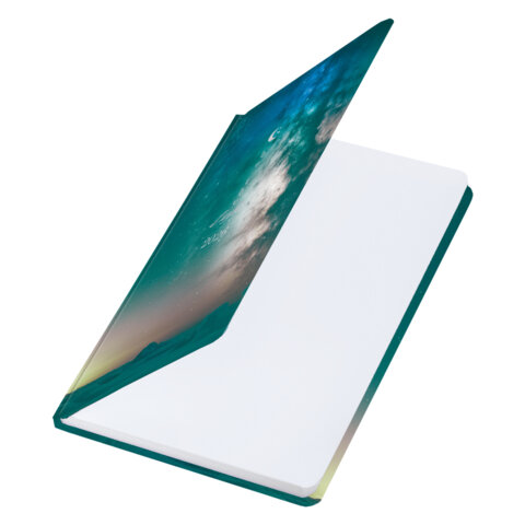 Ежедневник датированный 2026 с резинкой 145х203 мм, А5, BRAUBERG твердый, фольга, "Млечный путь", 117345 - фото 3