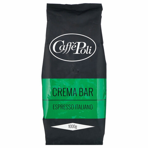 Кофе в зернах CAFFE POLI "Poli Crema Bar", 1 кг, ИТАЛИЯ, 1770348 - фото 1