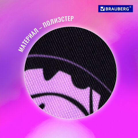 Папка для тетрадей BRAUBERG А4, 1 отделение, полиэстер, на молнии, с ручкой, "Flower butterfly", 271475 - фото 8