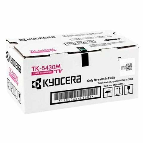 Тонер-картридж KYOCERA (TK-5430M) ECOSYS PA2100cx/MA2100cfx и другие, пурпурный, оригинальный, ресурс 1250 страниц, 1T0C0ABNL1 - фото 1