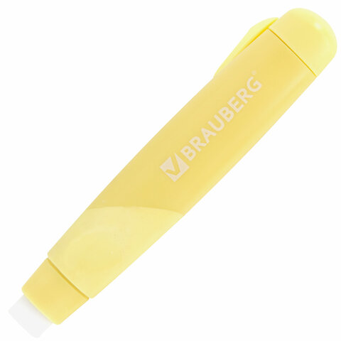 Ластики выдвижные BRAUBERG "REWIND", 2 ШТУКИ, 114х20х20 мм, белые, пастельные цвета корпуса, блистер, 272687 - фото 4