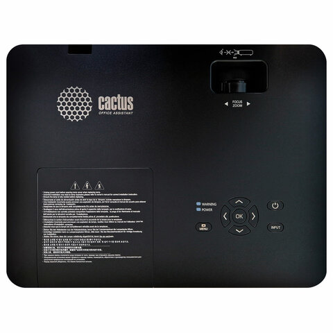 Проектор CACTUS CS-S2.B, 3LCD, 1024x768, 16:9, 4:3, 40000 лм, 15000:1, 4,7 кг - фото 6