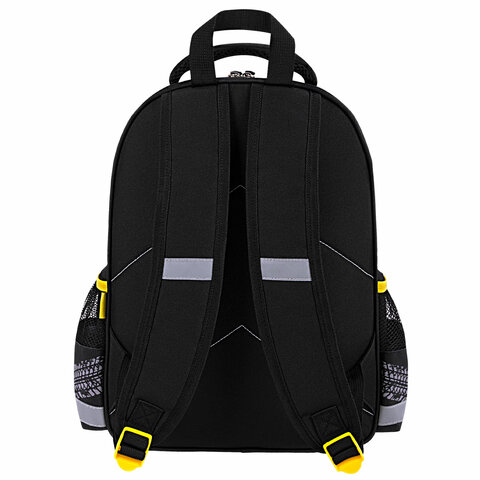 Рюкзак ПИФАГОР SCHOOL, 1 отделение, 3 кармана, "Extreme speed", 38x28х14 см, 272078 - фото 4