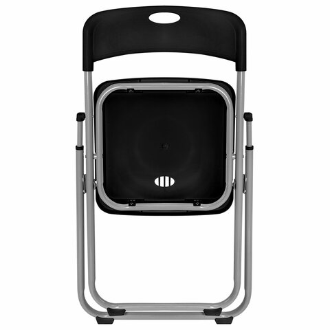Стулья складные BRABIX "Golf Lite CF-017", КОМПЛЕКТ 4 шт., серебристый каркас, пластик, чёрный, 533034 - фото 9