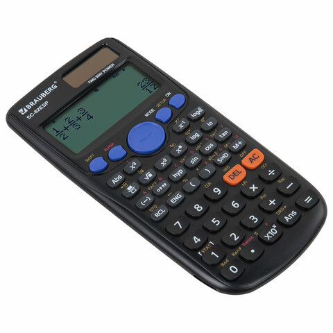 Калькулятор инженерный BRAUBERG SC-82ESP (165х84 мм), 252 функции, 10+2 разрядов, двойное питание, 271723 - фото 8