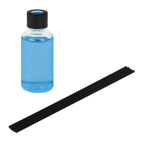 Ароматизатор аромадиффузор с палочками, освежитель 30 мл, МЕЛОДИЯ "Свежесть океана", 609790 - фото 3