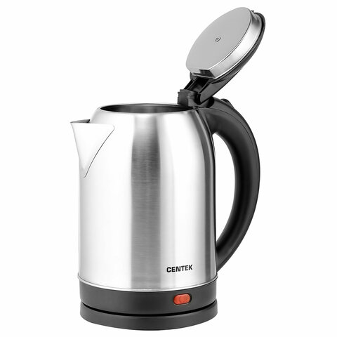 Чайник CENTEK CT-0037, 2 л, 2200 Вт, закрытый нагревательный элемент, сталь - фото 5