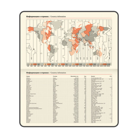 Еженедельник датированный 2026 МАЛЫЙ ФОРМАТ 95х155 мм, А6, BRAUBERG "Augustus", под кожу, голубой, 117185 - фото 12