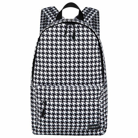 Рюкзак HEIKKI POSITIVE (ХЕЙКИ) универсальный, карман-антивор, "Houndstooth", 42х28х14 см, 273857 - фото 2