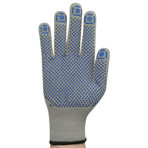 Перчатки акриловые РУБИФРОСТ ЗИМНИЕ 1 пара, 10 класс, 50-56 г, размер 9, ПВХ ТОЧКА, утепленные с начесом внутри, СВС, ac31pd оранж - фото 5