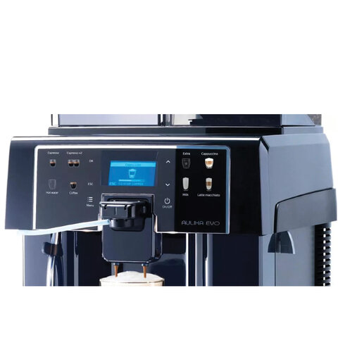 Кофемашина SAECO AULIKA EVO FOCUS, 1400 Вт, объем 2,5 л, для зерен 500 г, автокапучинатор, черная, 10000040 - фото 8