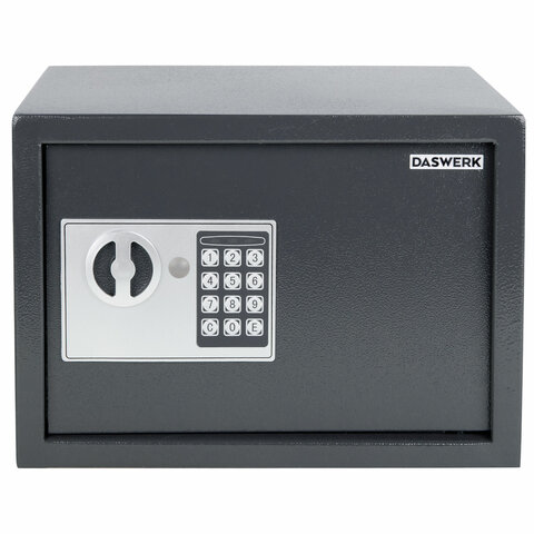 Сейф мебельный DASWERK SC-250EL (250х350х250 мм), электронный замок, графит, 291343 - фото 3
