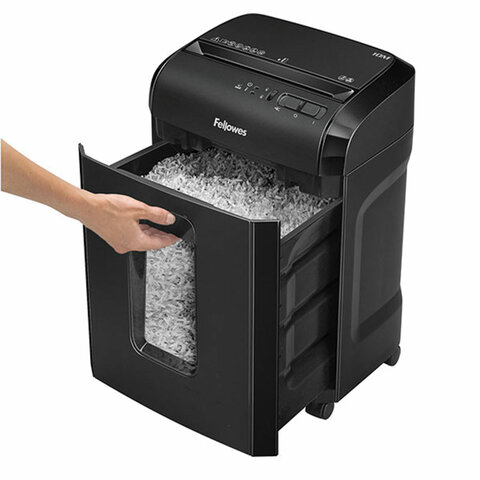 Уничтожитель (шредер) FELLOWES POWERSHRED 10M, 5 уровень секретности, фрагменты 2х15 м, FS-46306 - фото 5