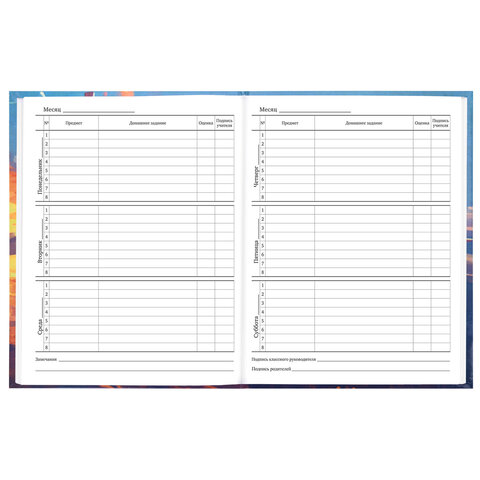 Дневник 5-11 класс 48 л., твердый, BRAUBERG, глянцевая ламинация, с подсказом, "Футбол", 107613 - фото 9