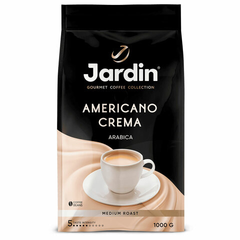 Кофе в зернах JARDIN "Americano Crema" 1 кг, 1090-06-Н - фото 1