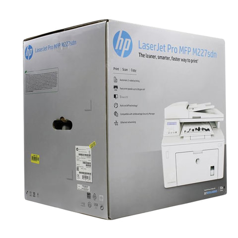 МФУ лазерное HP LaserJet Pro M227sdn "3 в 1", А4, 28 стр./мин., 30000 стр./мес., ДУПЛЕКС, АПД, сетевая карта, G3Q74A - фото 2