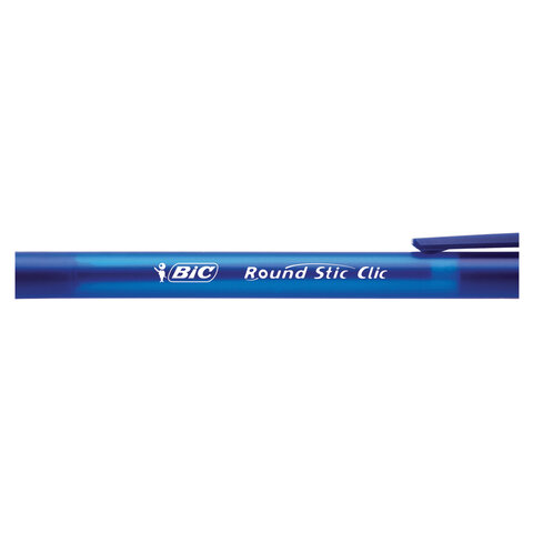 Ручки шариковые автоматические BIC "Round Stic Clic", НАБОР 3 шт., СИНИЕ, линия письма 0,32 мм, блистер, 926374 - фото 7