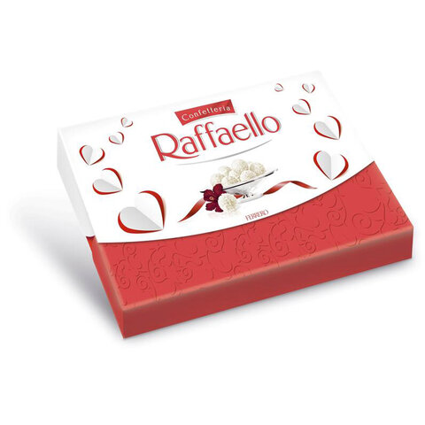 Конфеты RAFFAELLO с цельным миндальным орехом в кокосовой стружке, 90 г, 9020000000310 - фото 1