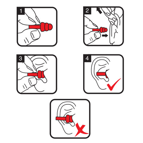 Беруши многоразовые термопластэластомерные без шнурка, 1 пара в контейнере, SNR 32 дБ, RABBITEX (РАББИТЕКС), 671316 - фото 9