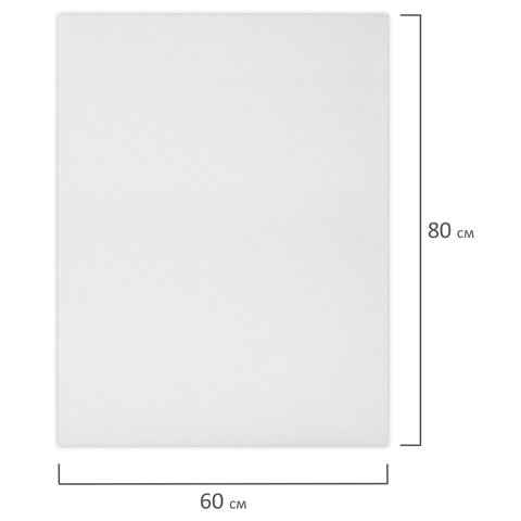 Холст на подрамнике BRAUBERG ART BASIC, 60х80 см, 280 г/м2, хлопок, мелкое зерно, грунт, 192669 - фото 8