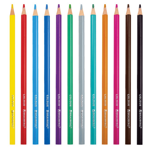 Карандаши цветные кросс-серия МОНСТРИКИ, 12 цветов, трехгранные, BRAUBERG, 182112 - фото 3