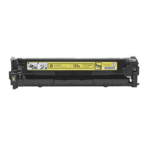Картридж лазерный HP (CF212A) CLJ Pro 200 M276n/M276nw, №131A, желтый, оригинальный, ресурс 1800 страниц - фото 3