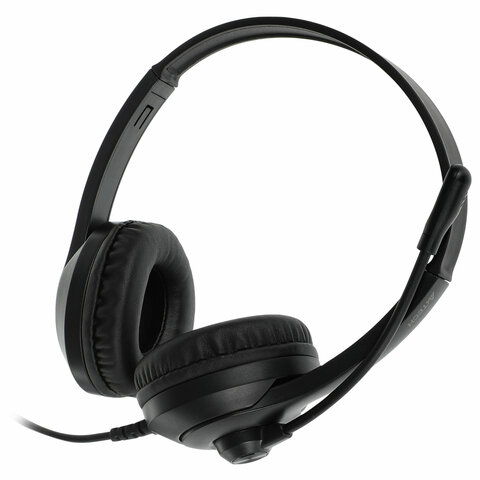 Наушники с микрофоном (гарнитура) A4TECH Fstyler FH100U, проводные, 2 м, USB, черные, 1774509 - фото 6
