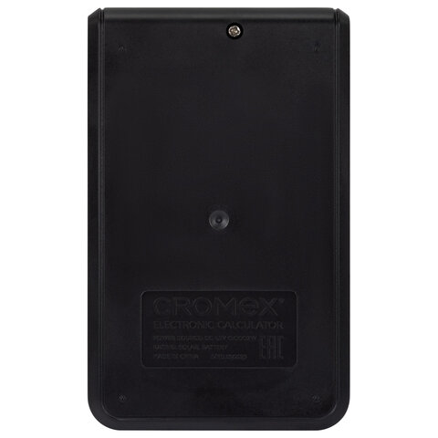 Калькулятор карманный CROMEX (КРОМЕКС) CX-210N-BK (96х62 мм), 8 разрядов, двойное питание, черный, 273834 - фото 2
