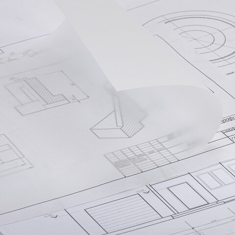 Калька А4 ВЫСОКОЙ ПРОЗРАЧНОСТИ, ПЛОТНАЯ, для печати и творчества, 70 г/м2, 100 листов, BRAUBERG, 116642 - фото 3