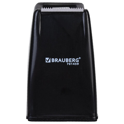 Диспенсер для клейкой ленты шириной до 26 мм, ЧЕРНЫЙ (лента в подарок!), утяжеленный большой, BRAUBERG, 701459 - фото 9