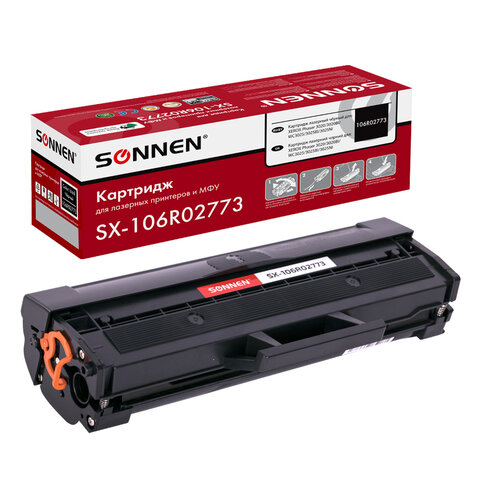 Картридж лазерный SONNEN (SX-106R02773) для XEROX Phaser 3020/3020BI/WC3025/3025BI/3025NI, ресурс 1500 стр., 364085 - фото 1