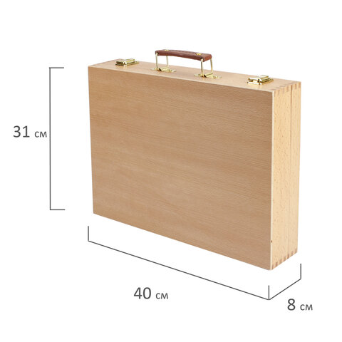 Этюдный ящик BRAUBERG ART CLASSIC, бук, 40х31х8см, 190657 - фото 12