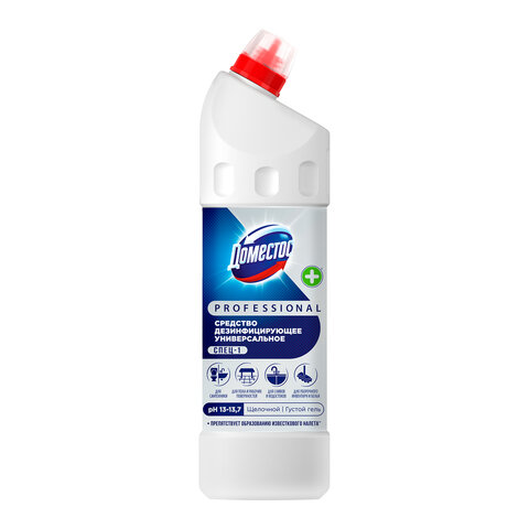 Чистящее средство 1 л DOMESTOS PROFESSIONAL универсальное дезинфицирующее, отбеливающий эффект - фото 1