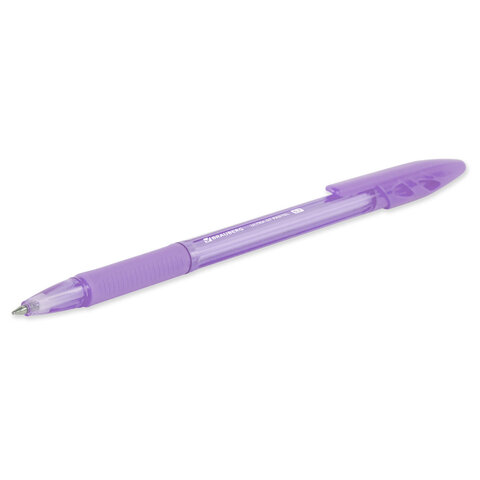 Ручки шариковые с грипом BRAUBERG "ULTRA GT PASTEL", НАБОР 4 ШТУКИ, СИНИЕ, узел 0,7 мм, линия 0,35 мм, 144533 - фото 11