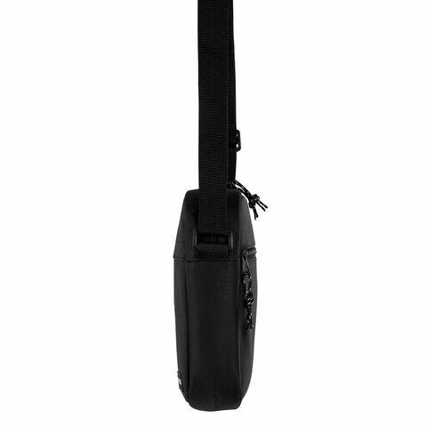 Сумка на плечо HEIKKI COMPACT (ХЕЙКИ), два кармана, черная, 22х17х6 см, 272630 - фото 7