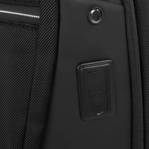 Рюкзак HEIKKI HIGH TECH (ХЕЙКИ) с отделением для ноутбука, USB-порт, черный, 46x30x10 см, 272588 - фото 11