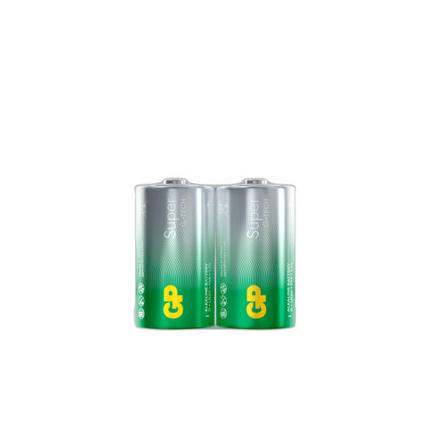 Батарейки КОМПЛЕКТ 2 шт., GP Super G-Tech, D (LR20, 13А), алкалиновые, в пленке, 13A-OS2 Батарейки КОМПЛЕКТ 2 шт., GP Super G-Tech, D (LR20, 13А), алкалиновые, в пленке, 13A-OS2 - фото 1