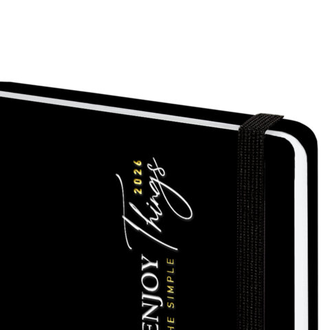 Еженедельник датированный 2026 с резинкой 171х93 мм, BRAUBERG, твердый, УФ-ЛАК, 64 л., "Розы", 117353 - фото 4