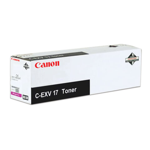Тонер CANON (C-EXV17M) iR4080/4580/5185, пурпурный, оригинальный, ресурс 30000 стр., 0260b002 - фото 1