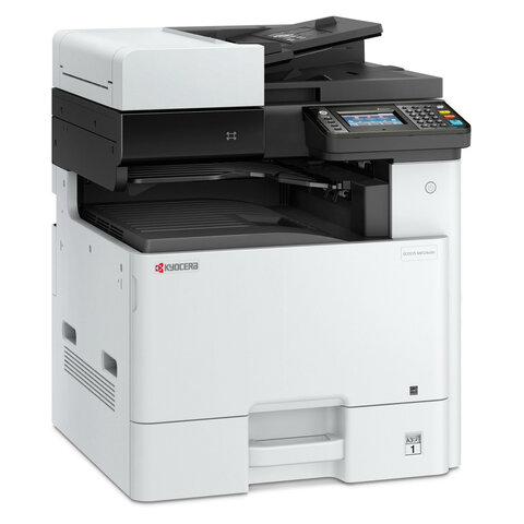 МФУ лазерное ЦВЕТНОЕ KYOCERA ECOSYS M8124cidn "3 в 1", А3, 24 стр./мин., 100 000 стр./мес., ДУПЛЕКС, АПД, сетевая карта, 1102P43NL0 - фото 2