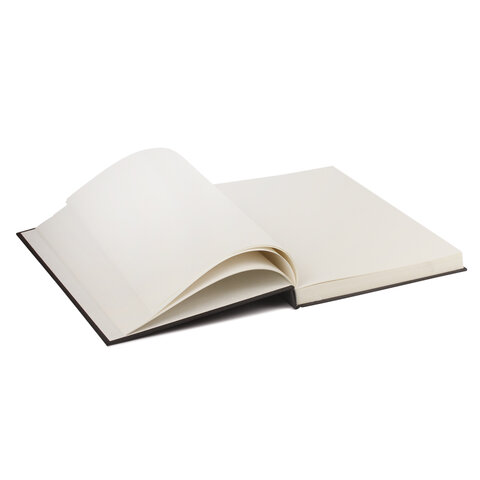Скетчбук, слоновая кость 100 г/м2, 190х190 мм, 110 л., книжный твердый переплет, BRAUBERG ART CLASSIC, 113185  - фото 3