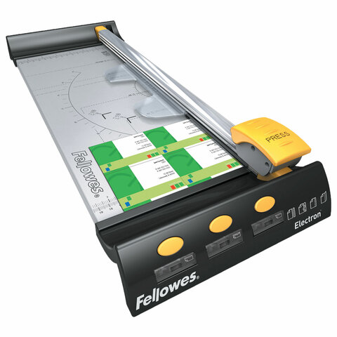 Резак роликовый FELLOWES ELECTRON A3, 4 стиля резки, до 12 л., длина резки 455 мм, FS-54105 - фото 3