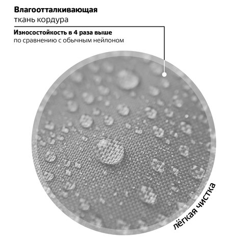 Ранец BRAUBERG QUADRO, 3 отделения, с брелком, Hi there, велюровая панель, 37х28х18 см, 273105 - фото 18